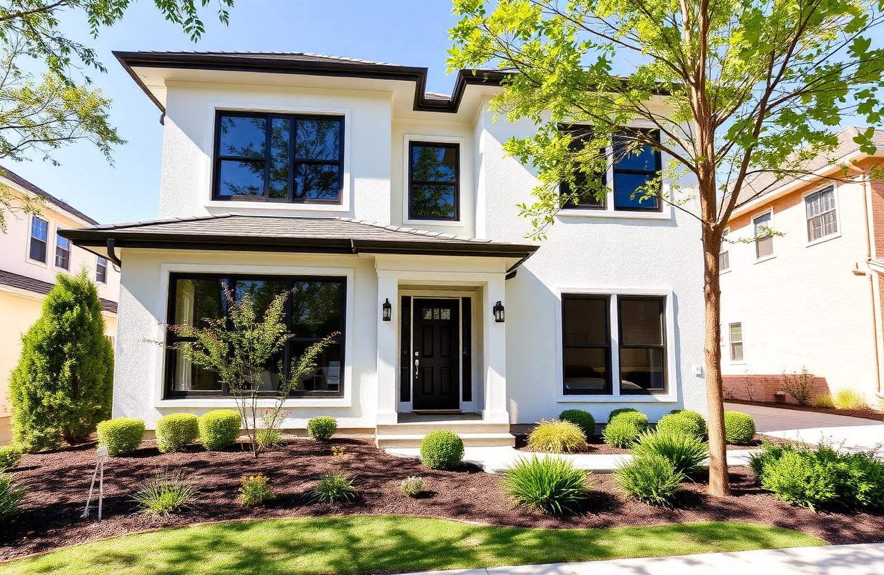 Contemporary two-story home