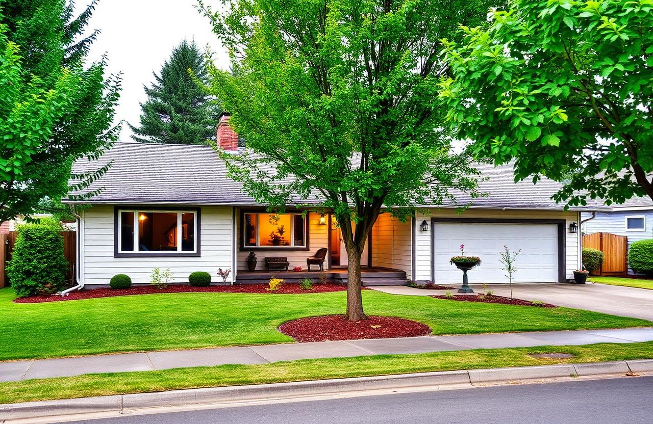 Single-story ranch home